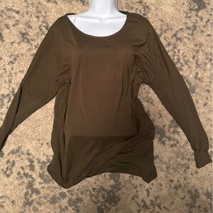 Umgee Olive Green Long Sleeve Blouse